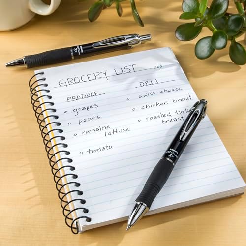 Zebra Pen SARASA X10 Retractable Gel Pen, Black Ink, 0.7mm, 12-Pack | Rapid-Dry Ink, Smooth, Smear-Resistant, Wide Barrel, Ideal for Left-Handed Writers, Note-Taking, Medium Point Tip (42620)