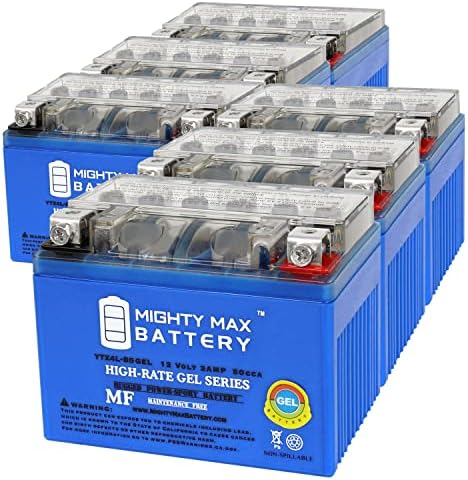 Mighty Max Battery YTX4L-BS Gel Battery for ATV Quad Dirt/Pit Bike 50/70/110/125 CC Brand Product