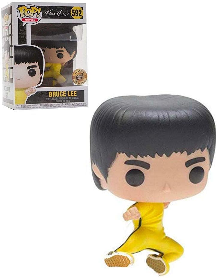 Pop Movies: Jumping Bruce Lee Collectible Figure, Multicolor