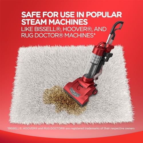 Resolve Steam Carpet Cleaner Solution Shampoo, 3.75 Lb Bottle, 2X Concentrate, Safe for Bissell, Hoover & Rug Doctor, Carpet Cleaner