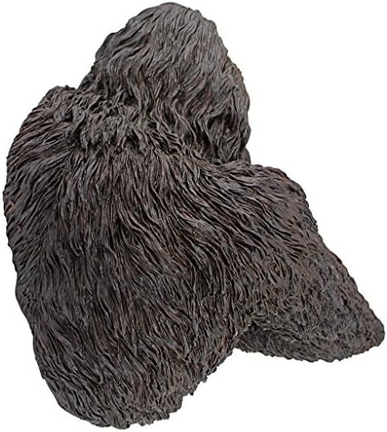 Design Toscano DB583078 Bigfoot The Bashful Yeti Indoor/Outdoor Garden Tree Sculpture, 15 Inches Wide, 12 Inches Deep, 15 Inches High