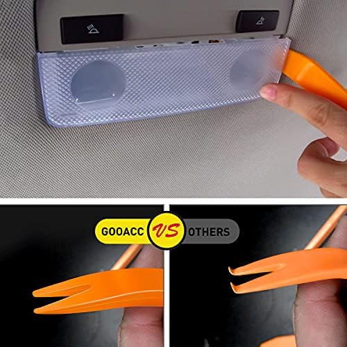 GOOACC 146PCS Nylon Bumper Shield Retainer & Double End Xmas Tree Retainers Clips Universal Auto Body Shield Retainer Fastener Clip Assortment- Bonus Fastener Remover