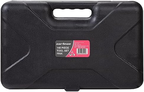 CARTMAN 148-Piece Automotive And Household Tool Set, Blue Repair Kit Case