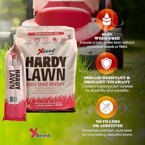 X-Seed Ultra Premium Hardy Lawn Seed Mixture, 7-Pound