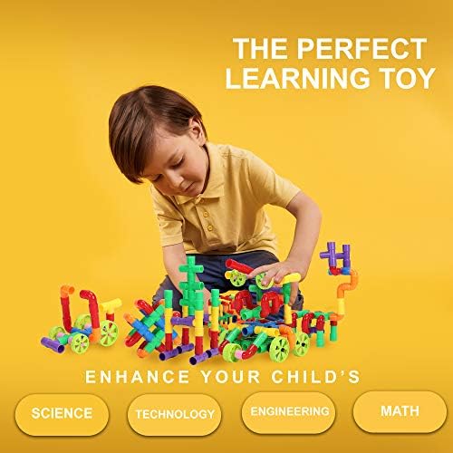 STEM Building Blocks Toy for Kids, Educational Toddlers Preschool Brain Toy Kit