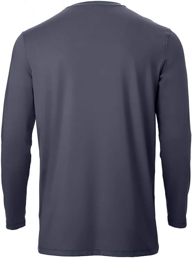 Arctic Cool Men’s Crew Neck Instant Cooling Pocket Workwear Moisture Wicking Performance UPF 50+ Long Sleeve Shirt