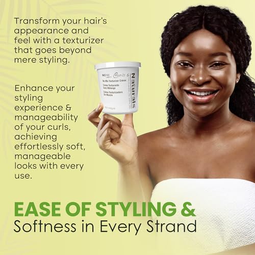 Curls & Naturals Texturizer Hair Softener with Moroccan Argan Oil