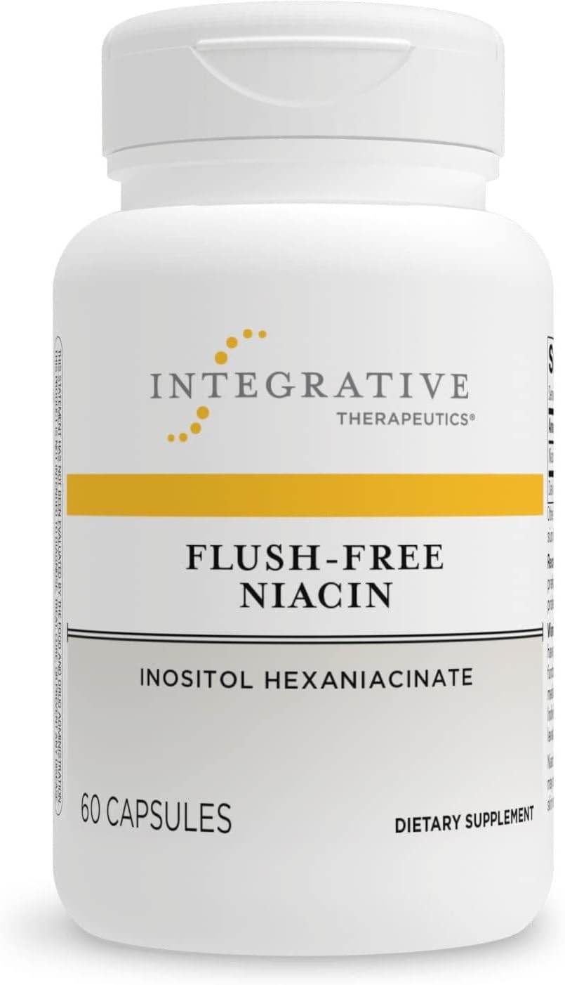 Integrative Therapeutics Flush-Free Niacin - Cellular Energy Support* - Helps Convert Food to Energy* - Vegan