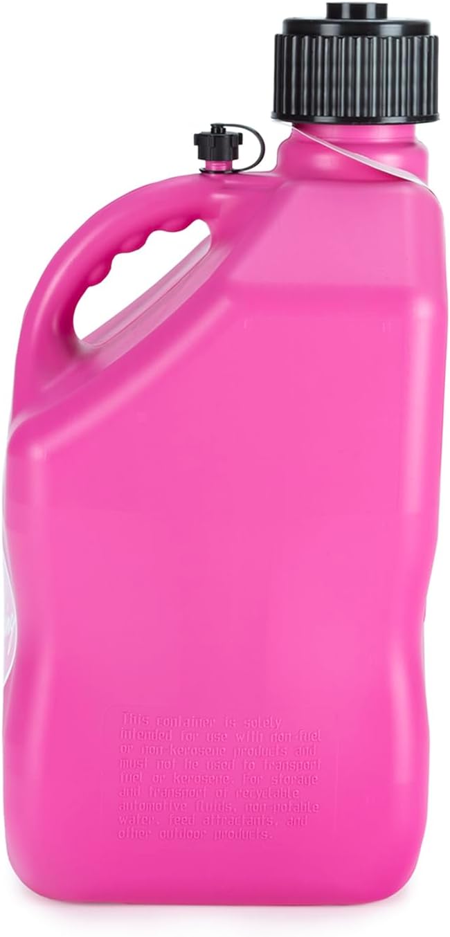 VP Racing 4x3812+3044B Motorsport Jug 5.5 Gallon Pink 4 Pack - Deluxe Hose, Tight Seal