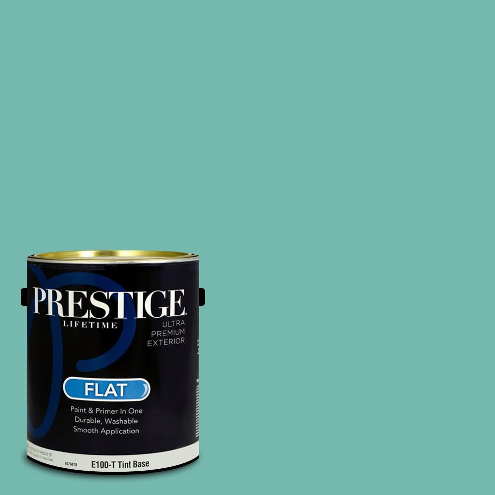 PRESTIGE Paints Exterior Paint and Primer In One, 1-Gallon, Semi-Gloss, Comparable Match of Sherwin Williams* Electric Lime*