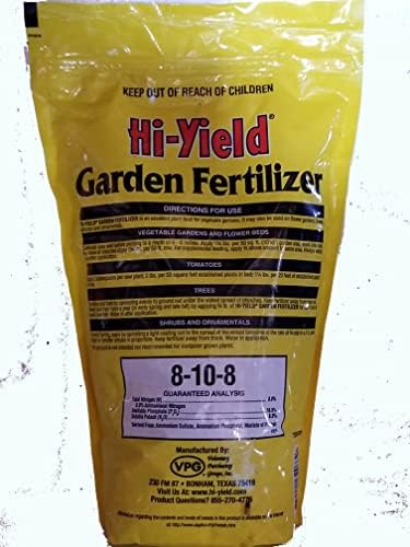 Hi-Yield (32086) Garden Fertilizer 8-10-8 (4 lbs.)