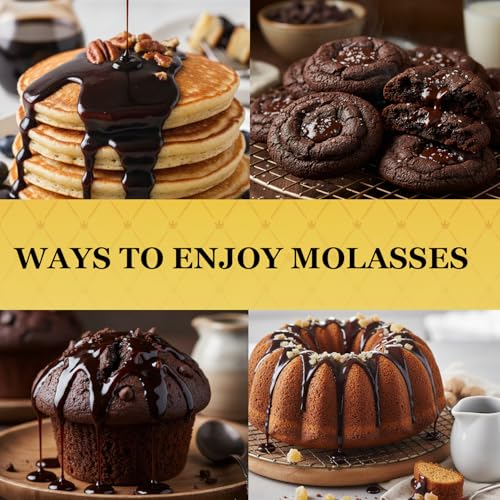 Sorrell Ridge Blackstrap Molasses 12 oz Jar | Unsulphured, Rich Robust Flavor, Good Source of Calcium & Potassium; Classic Baking Sweetener for Cookies