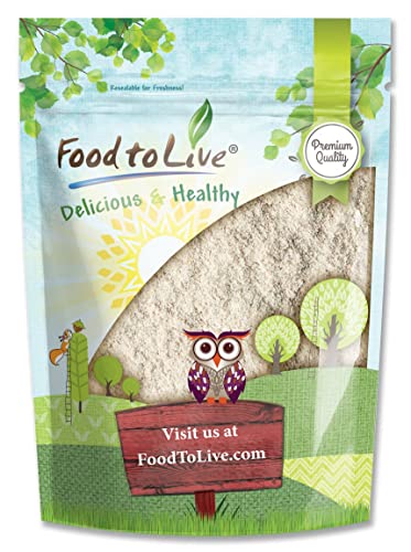 Food to Live Unbleached White Fine Pastry Flour, 2 Pounds – Stone Ground from Soft White Whole Wheat Berries, Finely Milled and Sifted, Unbromated