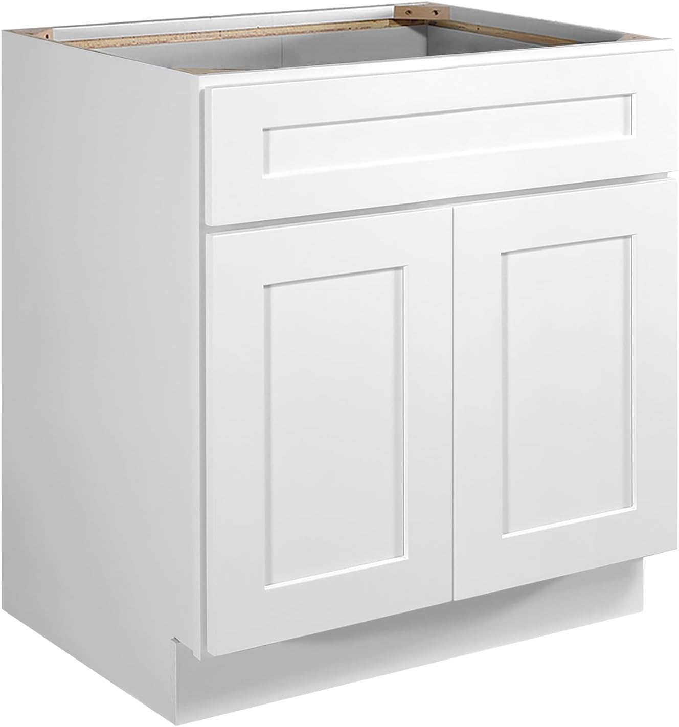 Design House Brookings Kitchen Sink Base Cabinet, 36", White | Floor Mount, Contemporary/Modern, Wood, Kitchen, 561498