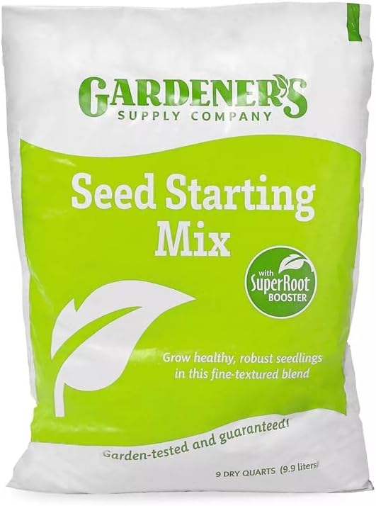 Gardeners Supply Company SuperRoot Booster Seed Starter Mix | Promotes Strong Roots & Boost Plant Growth | High Nutrients Plant Food for Seed