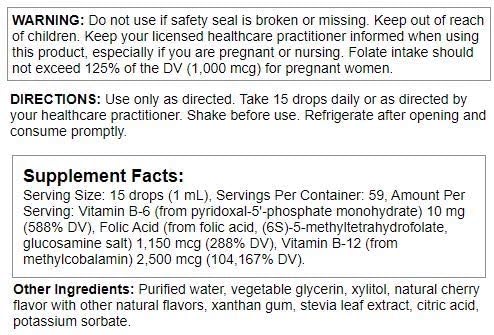 Nutra Biogenesis Methyl Factors, Vitamin B12 Drops, 2 fl oz