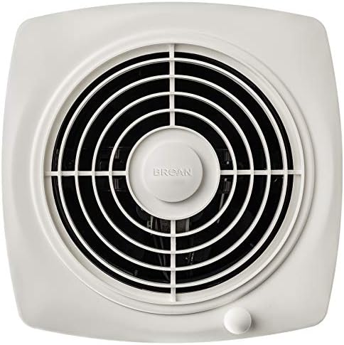 Broan-NuTone 509 Through-the-Wall Ventilation Fan White Cover, 200 CFM, 8.5 Sones, 8"