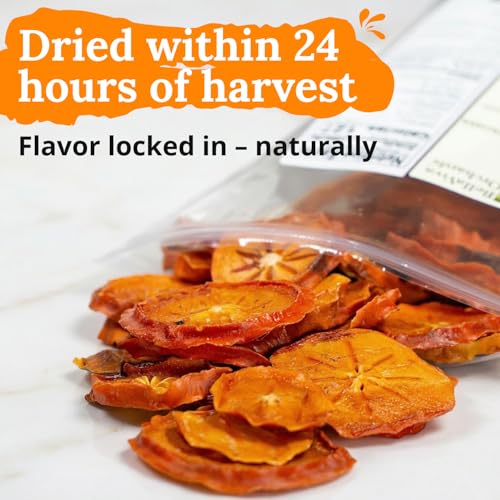 Bella Viva Dried Persimmons, 1 lb – Upcycled California Slices
