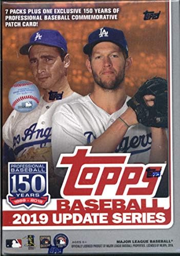 2019 Topps Update Baseball Blaster Box (7 Packs/14 Cards: 1 Hit, 5 Inserts)
