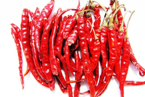 Thai Whole Dried Chile Peppers Very Hot 100g. (Seed Jinda)