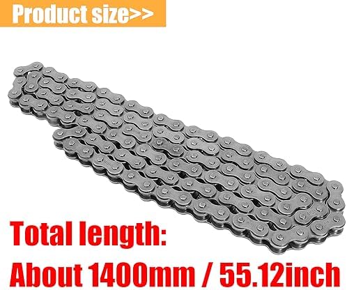 415 415H Chain 110L Link Heavy Duty for 49cc 50cc 60cc 66cc 70cc 80cc 2-stroke 4-stroke Engine Motor Motorized Bicycle Pit Dirt Mini Bike Scooter
