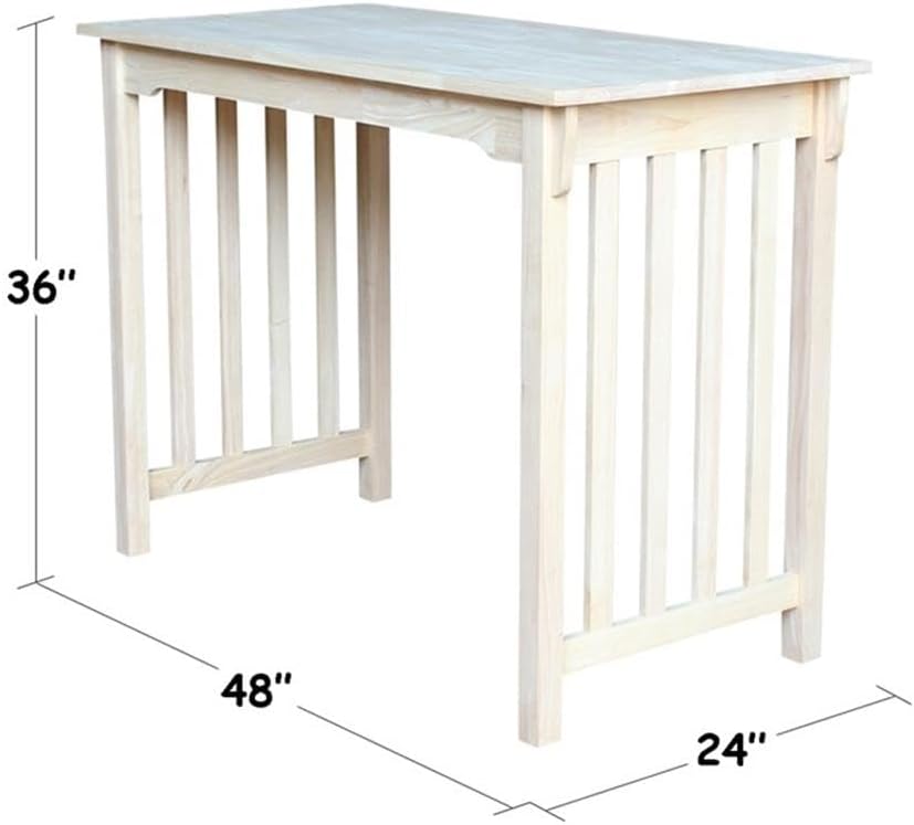 International Concepts T-2448 Counter Height Mission Table, 24" x 48"