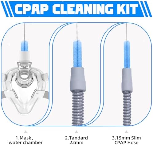 CPAP Hose Brush Durable cpap Tube and Mask Cleaning Brush, 7-Foot CPAP Hose Cleaner for 19mm(Standard 22mm), 15mm Diameter Tubes