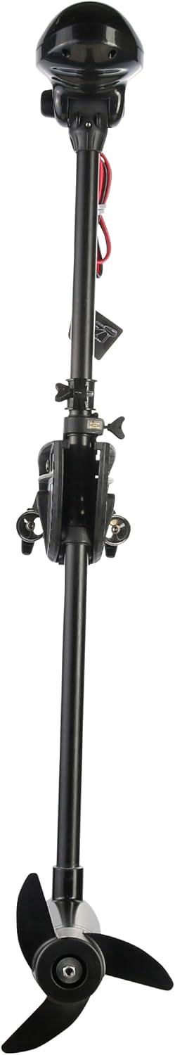 Newport X-Series 55lb Thrust Transom Mounted Saltwater Electric Trolling Motor w/LED Battery Indicator (36" Shaft)