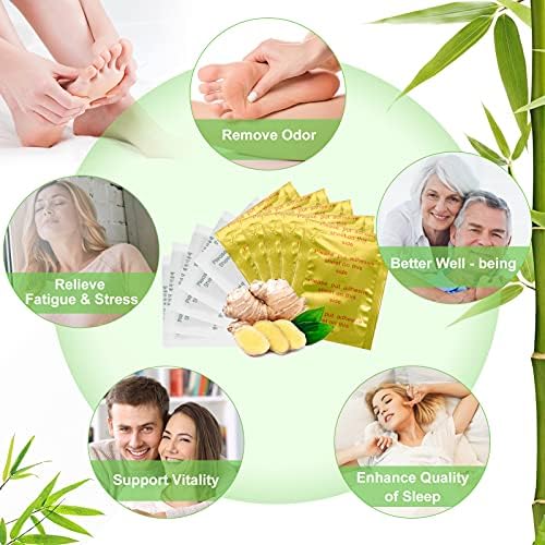 Foot Pads, 120 Pads Outgeek Natural Foot Pad for Foot and Body Care Sleep & Feel Better All Natural 60 Pack