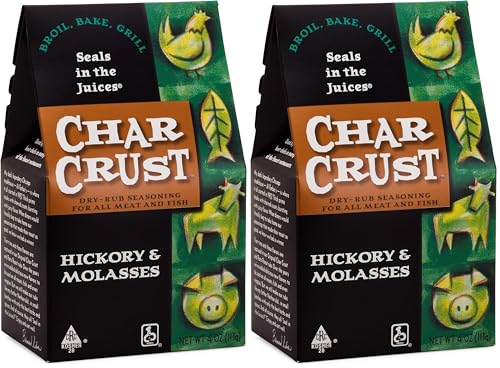 Char Crust Dry-Rub Seasoning, Hickory and Molasses, 4 Oz (Pack of 1)