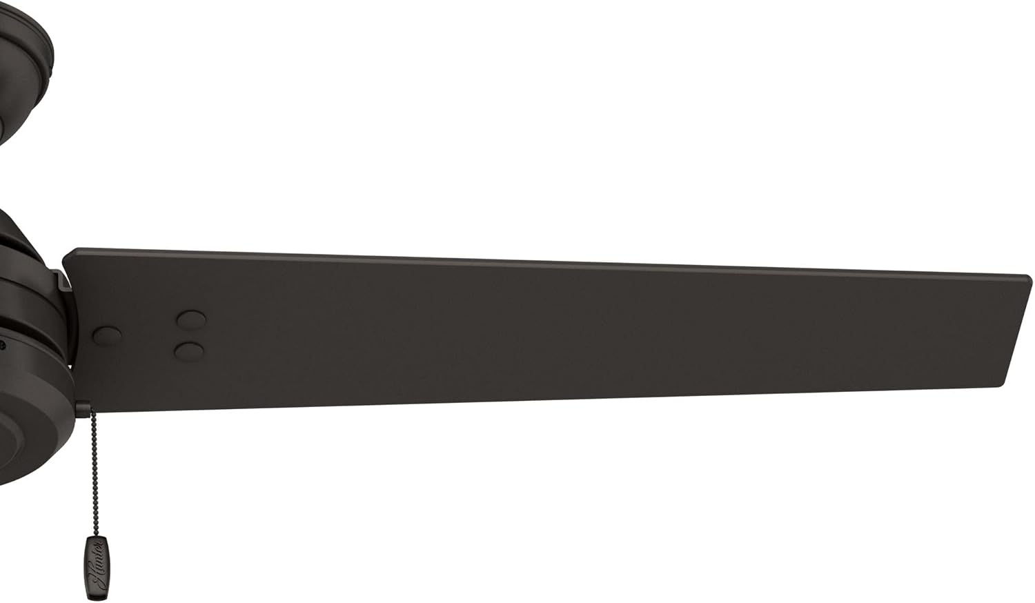 Hunter Cassius, Outdoor or Indoor, Ceiling Fan, 44 inch, Matte Black