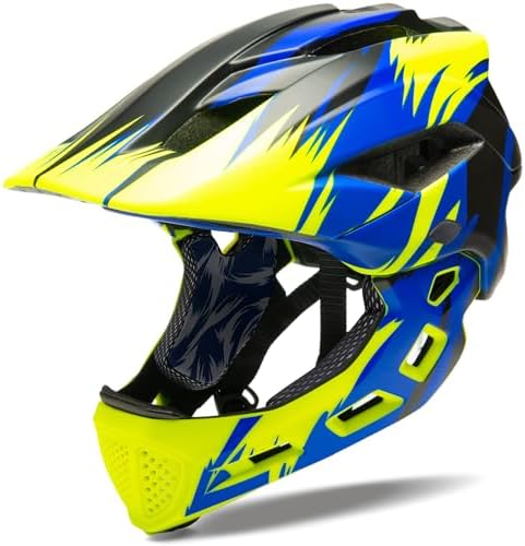 Toddler and Kids Full Face Bike Helmet Girl and Boy BMX
