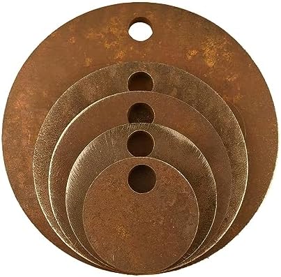 AR500 Steel Circle Shooting Targets 5-Pack (3", 4", 5", 6", 8") - 1/2" Thick, Rifle-Rated by HDSteelTargets
