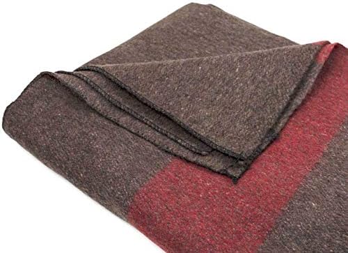Heavy Duty Swiss Military Wool Blanket Cover, 62" x 88"