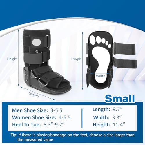 kefit Walking Boot Fracture Boot for Broken Foot, Sprained Ankle-Medium