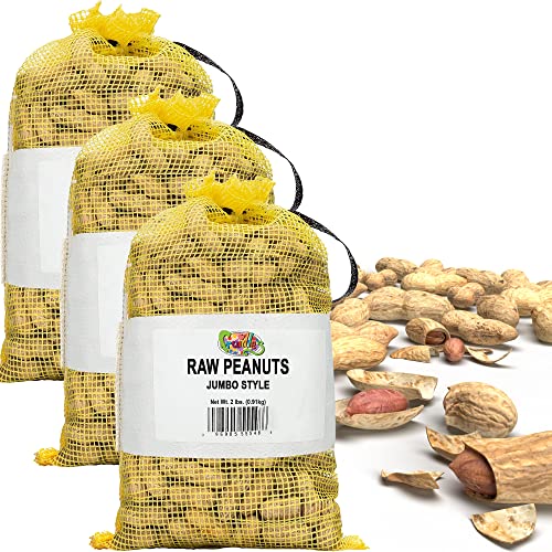Fruidles Raw Peanuts, 2 Pound Bag Raw Peanuts in Shell, Great for Boiling, Squirrels Feed, Birds Feed and Wildlife
