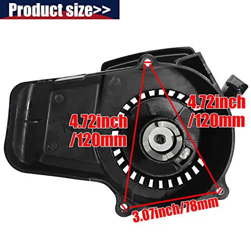 Pull Start Starter for 33cc 43cc 47cc 49cc 50cc 2-Stroke Engine Mini Quad ATV Scooter Go Kart Chopper Pocket Bicycle Rocket Pit Dirt Bike Coolster