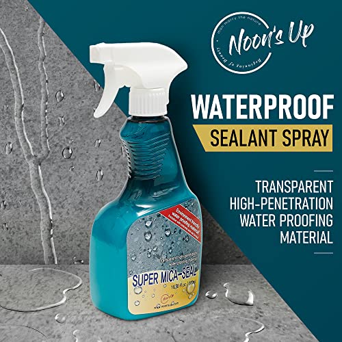 NOON'S UP Mica-Seal Waterproof Bird Bath & Concrete Sealer Spray, 16.90 oz