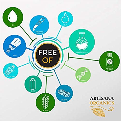 Artisana Organics Raw Tahini Sesame Seed Butter - Just One Ingredient, Unroasted, Vegan, Paleo and Keto Friendly, Non-GMO, 14oz Jar