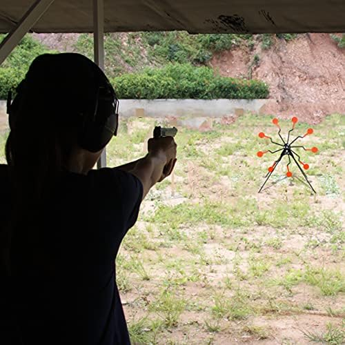 Atflbox Ferris Wheel Metal Resetting Mobile Shooting Targets for Pistol Airgun Air Rifle