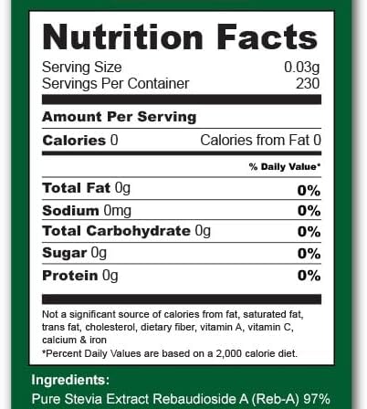 VIANA STEVIA – Ultra-Sweet, Super Compact granular stevia extract! 1 Pack = 230 Sachets | Easy Pour, Travel-Friendly Natural Sweetener