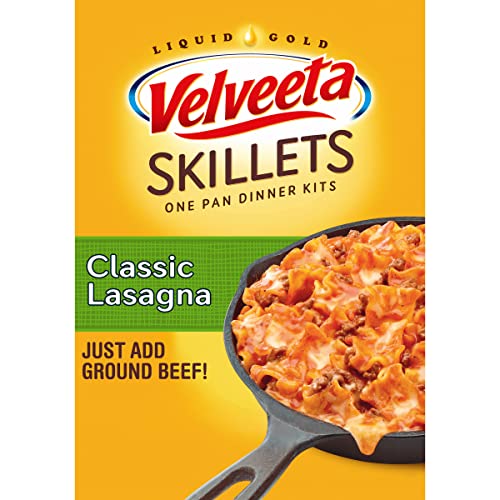 Velveeta Skillets One Pan Dinner Kit, Creamy Beef Stroganoff, 11.6 oz Box