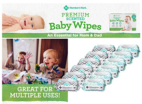 HAO M Mark Premium Fragrance Free Baby Wipes (1152 Count) W/Exclusive Moist Towelettes