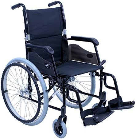 Karman 24 pounds LT-980 Ultra Lightweight Wheelchair, Black | 24 pounds