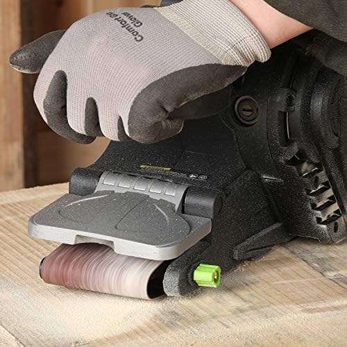 GALAX PRO 1010W Belt Sander, 120-380 RPM 6-Variable Speed Settings | Electric Sander with 5 Sanding Belts(76x533 MM), Dust Bag,for wood