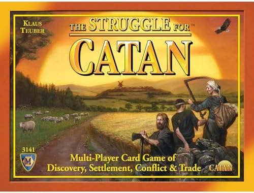 Struggle for CATAN Card Game - Fast-Paced Kingdom Building! Strategy Game, Family Game for Kids & Adults, Ages 8+, 2-4 Players, 30-60 Minute Playtime