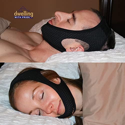 Anti Snore Chin Strap, Anti-Dry Mouth Chin Strap for CPAP Users, Stop Noise