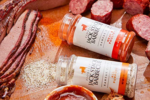 Jack Stack Barbecue All Purpose Dry Rub Seasoning - Kansas City Spice 3 Pack - for Chicken, Beef, Ribs, Vegetables, Seafood, and More (7oz Each)