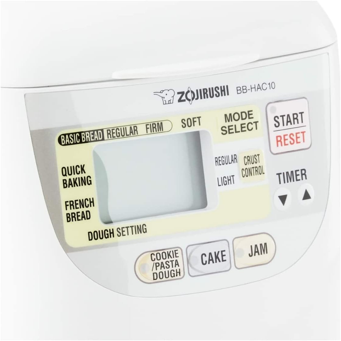 Zojirushi Bb HAC10 Home Bakery Mini Breadmaker, 1 Lb (White) | Bakes 1-Lb Loaves, 13-Hour Delay Timer, Quick-Bake under 2 Hrs