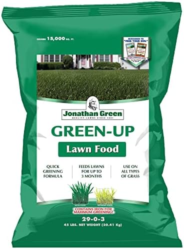 Jonathan Green (11988) Green-Up Lawn Food - 29-0-3 Grass Fertilizer (5,000 Sq. Ft.)